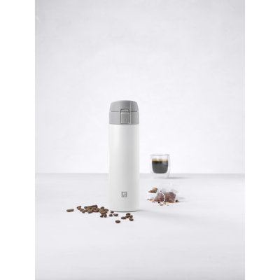 ZWILLING Thermo 15.2-Ounce Travel Bottle - Silver-White