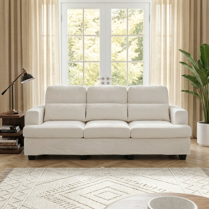 3 Seater Chenille Sofa