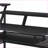 Willow Music Desk with Keyboard Tray &amp; Cable Management | Black | Synthetic Wood
