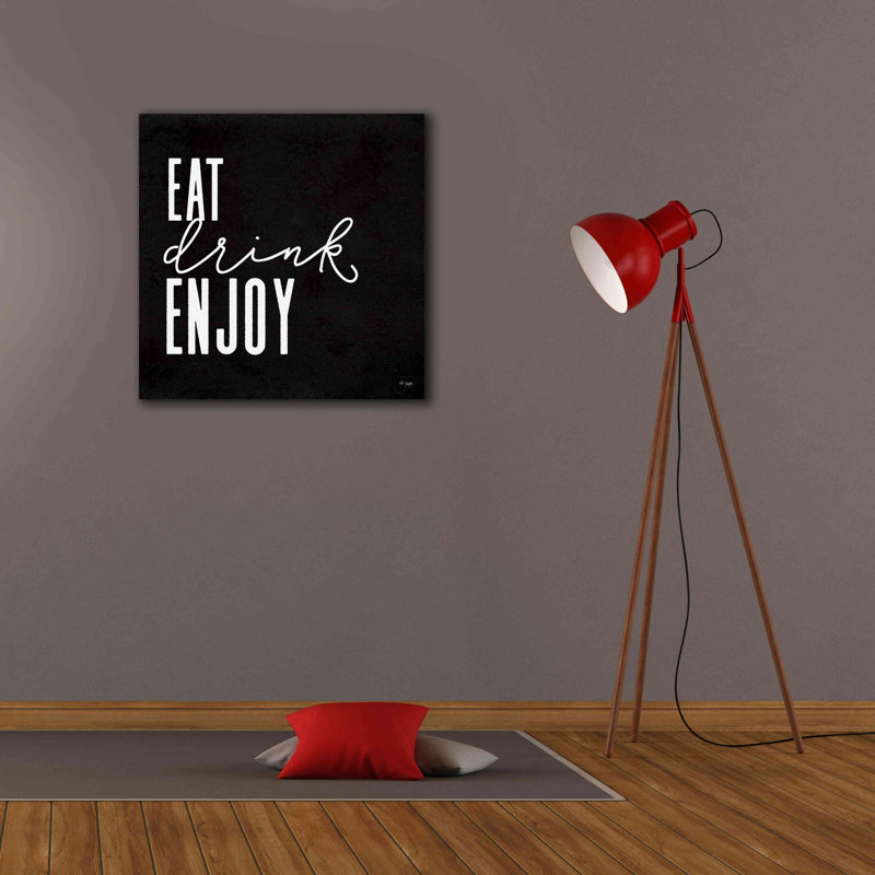Epic Graffiti «Eat, Drink, Enjoy» par Jaxn Blvd. Latitude Run® «Eat, Drink, Enjoy» par Jaxn Blvd., estampe numérique sur toile