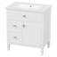30" freestanding bathroom vanity with ceramic sink-139962499