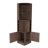 Syrah Corner Bar Cabinet, Two External Shelves