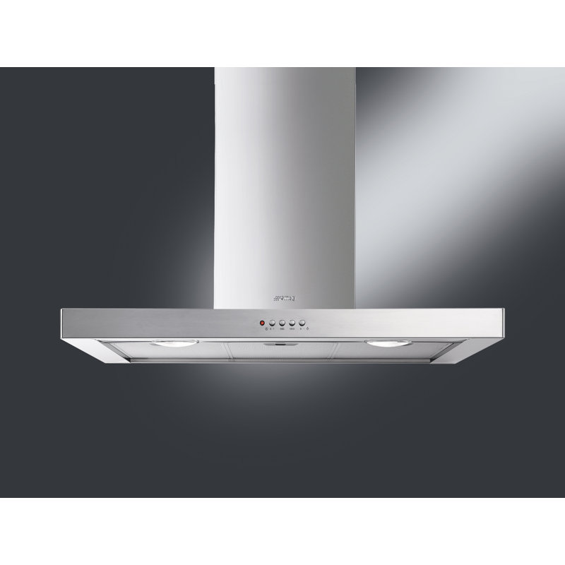 SMEG 36" Convertible Wall Mount Range Hood in Stainless Steel, 36"