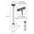 Pendant Lighting Modern 1 Light Mini Pendant Light With Dual Glass, Adjustable Hanging Ceiling Light-536136081