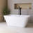 59" Acrylic Freestanding Soaking Bathtub