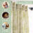 Maison d' Hermine Curtains for living room 100% Cotton 96 inch length Two Panels Light Filtering Toile Curtains for Bedroom Windows with rod and loop Pockets Drapes (Paradise Sage, 50"W x 96"L)-124448814