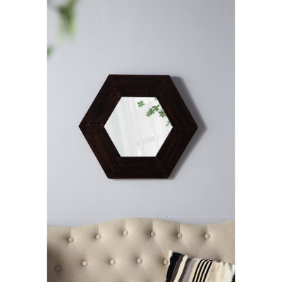 Miroir hexagonal 18,5 po x 18,5 po
