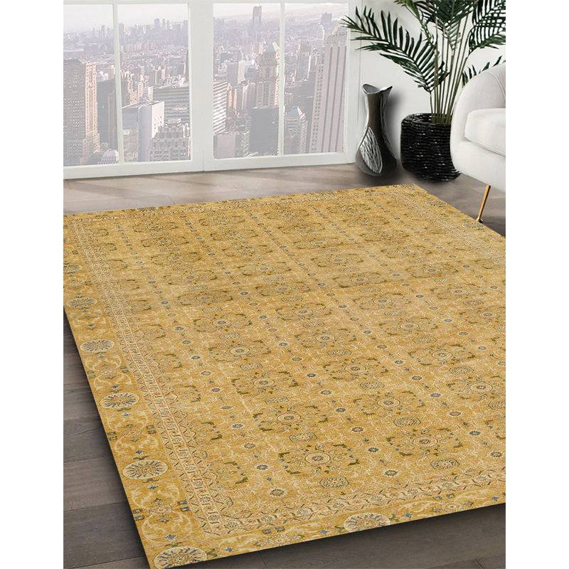 Tapis abstrait moderne 668, Carré 8 pi