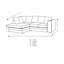 Romelia 3 Seater Velvet Sofa & Chaise-834865208-834865191