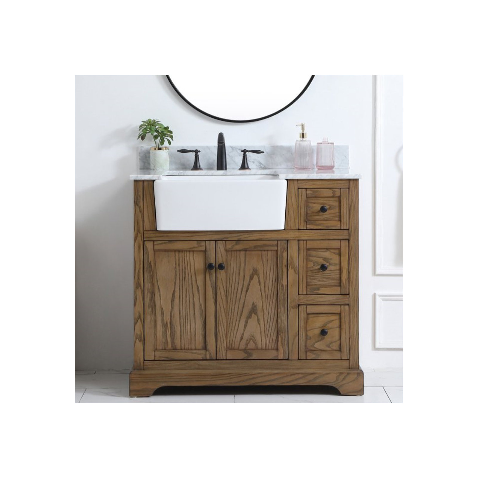 Pardue 36'' Single Bathroom Vanity, Driftwood