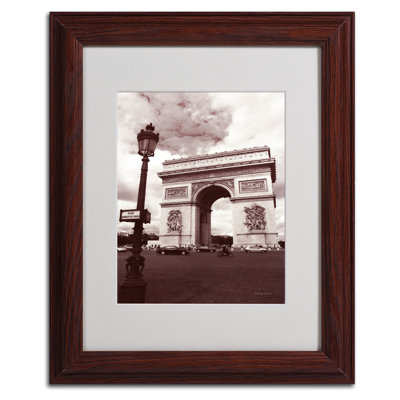 « arc de triomphe » par kathy yates, reproduction de photo encadrée
