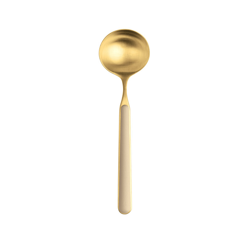 Louche en acier inoxydable Fantasia Ice Oro, Sésame