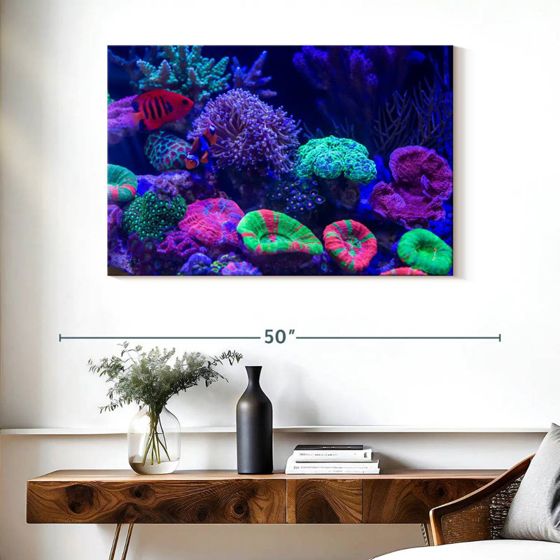 Coral Homes For The Fishes, 26" H x 39" W