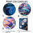 Blue Glowing Abyss Sea Creatures - Sea Creatures Wall Decor-351034193-351034203