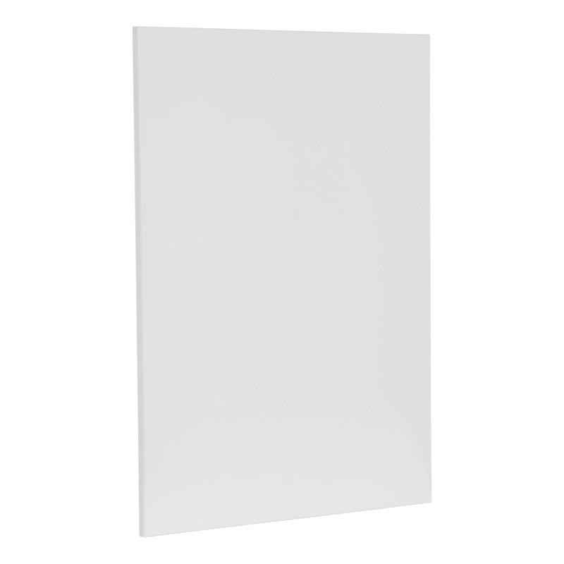 Panneau d'extrémité en panneau de fibres à densité moyenne (MDF) de l 24 po x H 96 po prêt à assembler, Blanc mat
