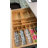 21-Piece Bamboo Drawer Organizer Set, Multi-Use Wood Tray Divider Bins for Kitchen, Bathroom, Office Desk and Makeup Organization-122738315