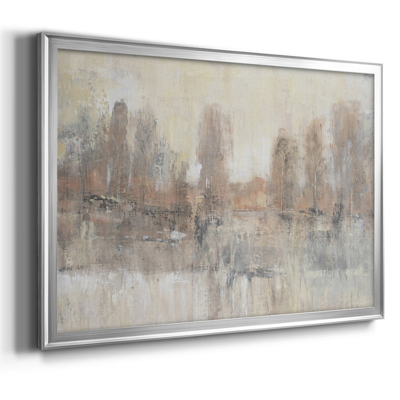 Land Parcel II, reproduction d'art sur toile, H 26 po x l 38 po x P 1,5 po, Argent