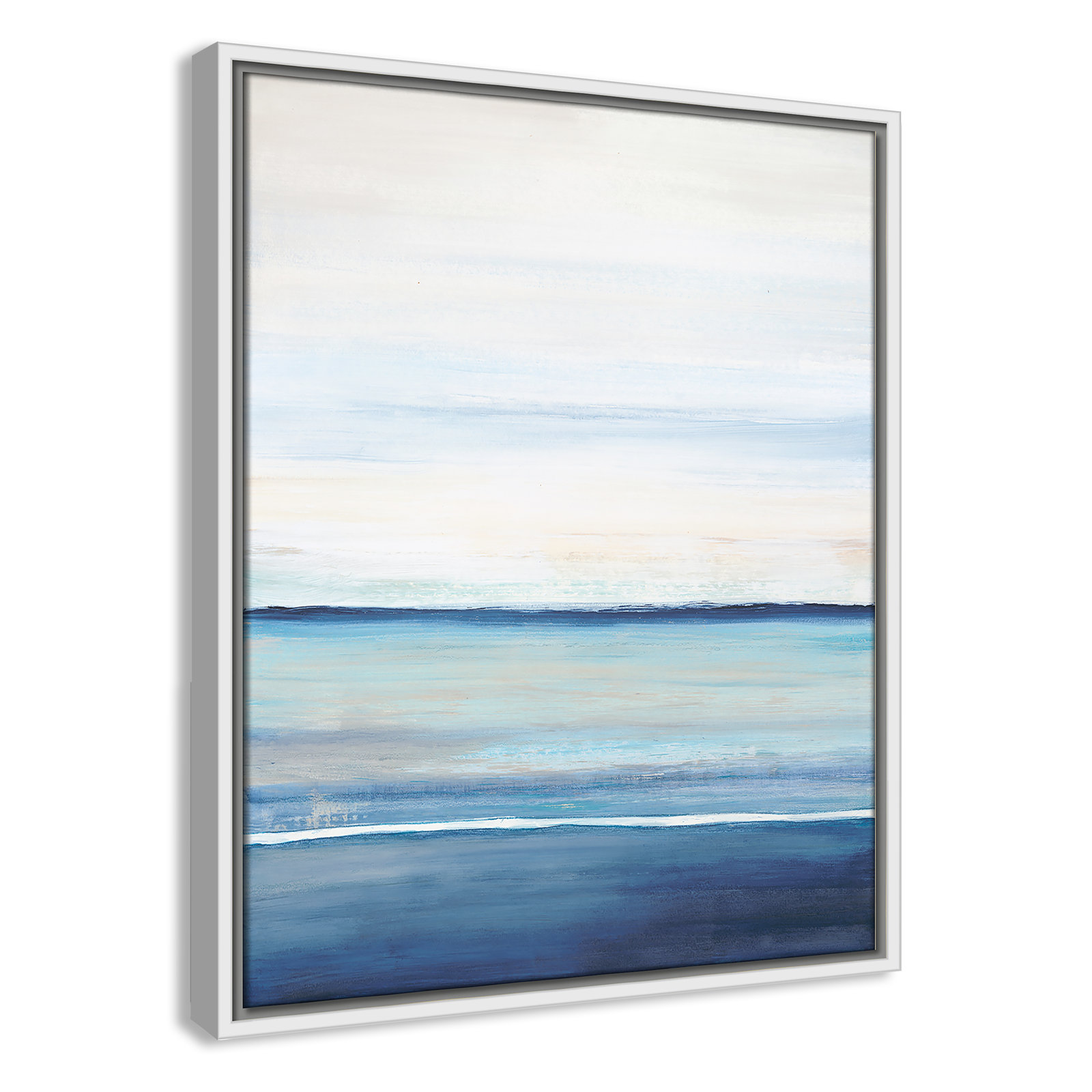 Emmit "Distant Whispers" Print by Filippo Ioco, 21.5" H x 17.5" W x 2" D, White Framed Canvas