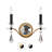 Tempest 2 Light Crystal LED Wall Sconce-101429966