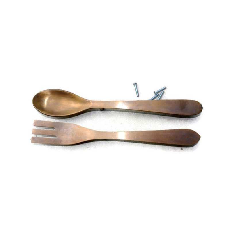 Poignée barre 6,5" au centre-cuillère en laiton Bourdon