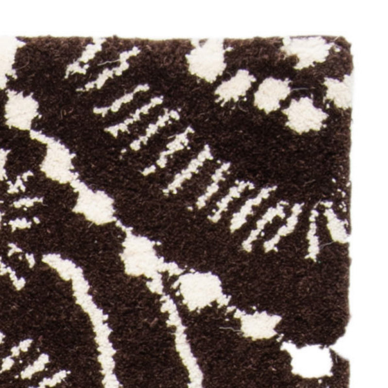 Kouerga Hand Tufted Wool Oriental Rug, Square 7'