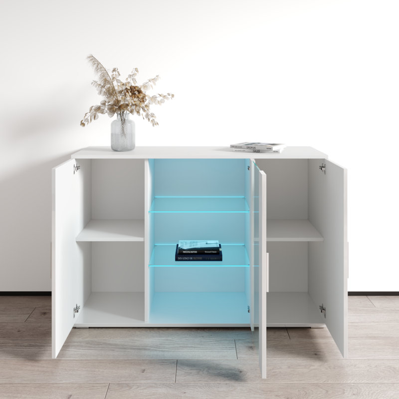 Sabala 47" Wide Sideboard, White