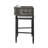 Karan Outdoor Patio Counter Height Bar Stool In Aluminum With Gray Rope And Cushions - Set Of 3-1626021092