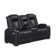 73.5''Wide Breathable Leather Square Arms Power Reclining Loveseat With Blueooth Speeker And Wireless Charger