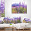 Meadow en Alaska avec fleurs mauves - coussin à imprimé floral-30721840-30721836