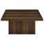 Table basse en pin foncé