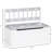 Storage Seat - Gray, 110Lb Weight Capacity, For Bedroom Large Capacity Box Material, 22Lb