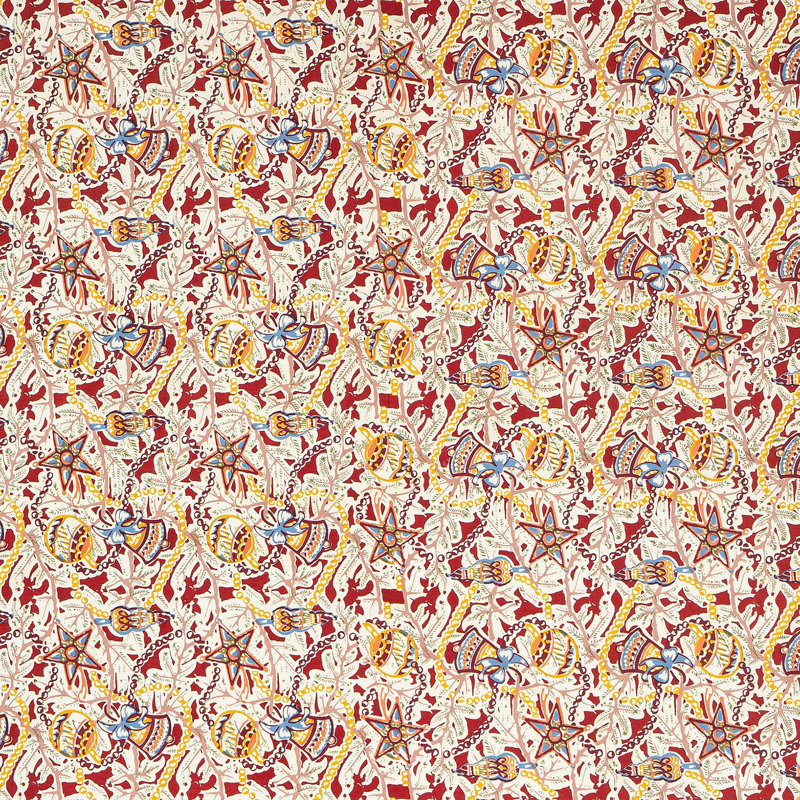 Noel Red and Green Holiday Linen Tablecloth 59x86