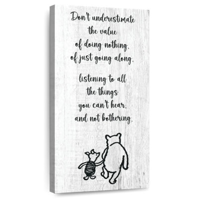 Winnie The Pooh Doing Nothing Quote