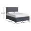 Lit standard capitonné avec rangement à profil bas Anekey-831155922-831155921