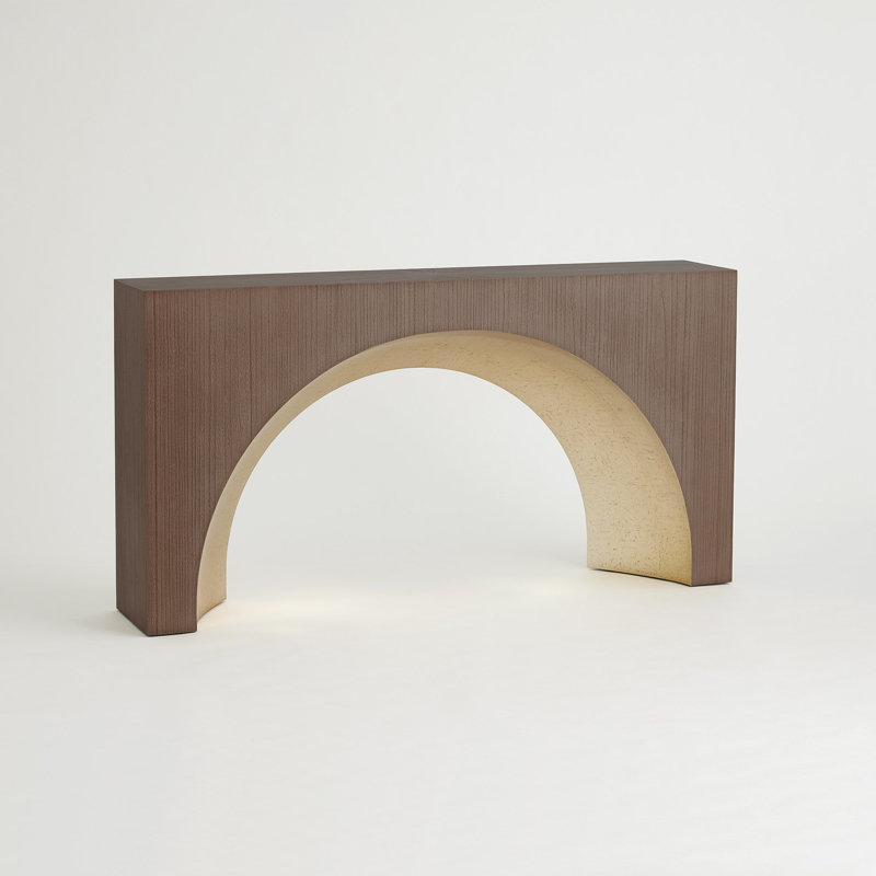 Arches 64'' W Solid Wood Console Table