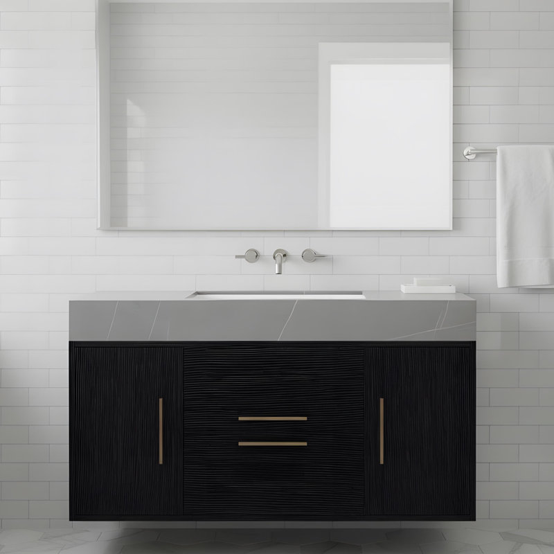 wall mouted bathroom vanity
