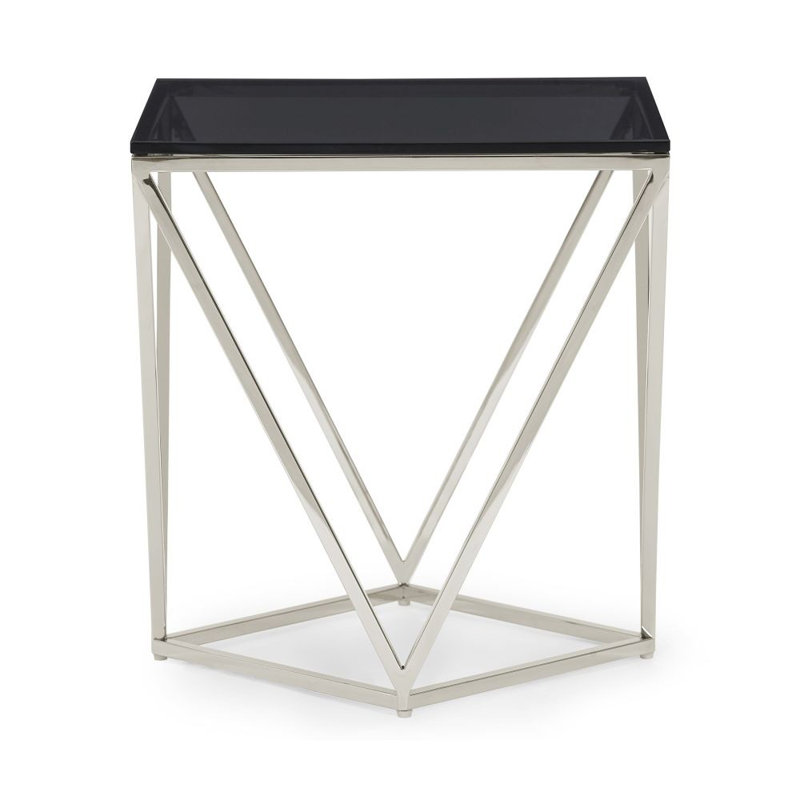 Glass Top End Table