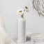 Grand vase en céramique blanc fait à la main 11 "Marlow-1000663005-1000663004