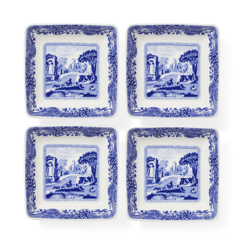 Classic Blue Italian - Square Dishes 