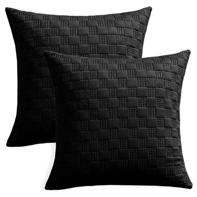 Aspire Homeware Embossed Square Velvet Cushion Covers
