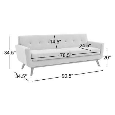 Engage Performance Velvet Sofa