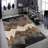 Stylish Woven Carpet (4 x 6 Feet), 100% Polyester, 0.3 in Pile Height | Antibacterial, Non-Slip PVC Dot Underside | Machine Washable, 3D Digital Printed Design | Perfect for Living Room, Bedroom & Office Decor