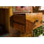 Sixties Solid Wood Iron 79 cm W Chest of 5 Drawers