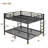 Metal Queen Over Queen Bunk Bed For Teens And Adults,Space-Saving/Noise Reduced/No Box Spring Needed/Easy Assembly, Black