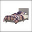 Lit décontracté confortable gris clair pour la détente-264015308-264015310