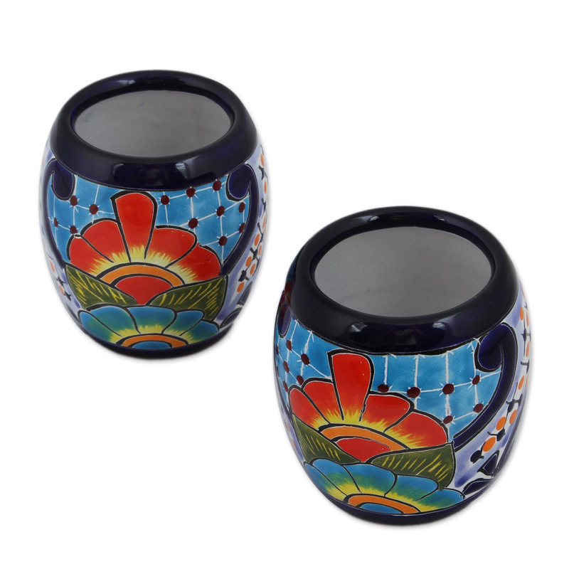 Zhaire 0.93oz. Ceramic Drinking Glass Set