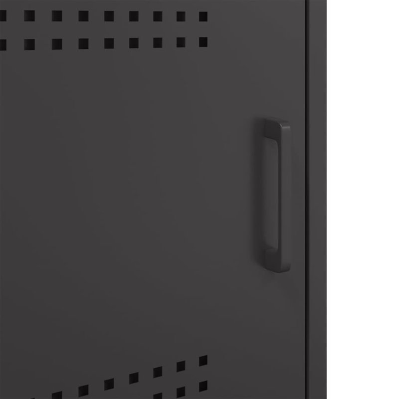 Armoire de chevet vidaXL, Noir