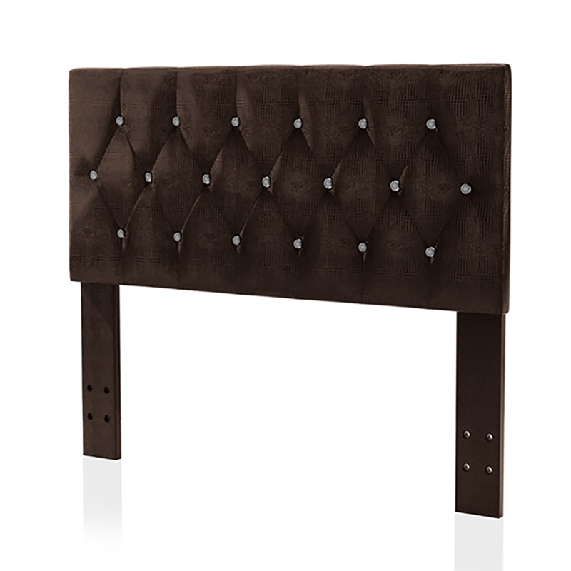 Sarina Upholstered Headboard, Twin, Brown