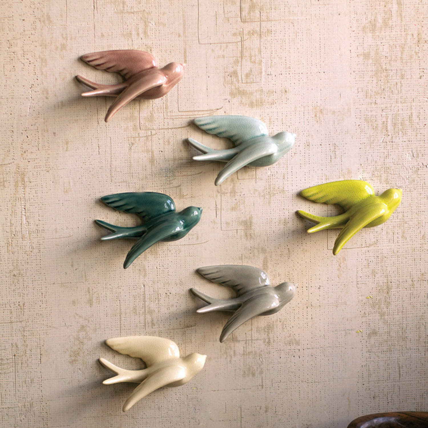 Winston Porter Amandah Ceramic Birds Wall Decor - Wayfair Canada