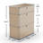 Lateafa 29.52 Wide 3 - Shelf Storage Cabinet-1530748856